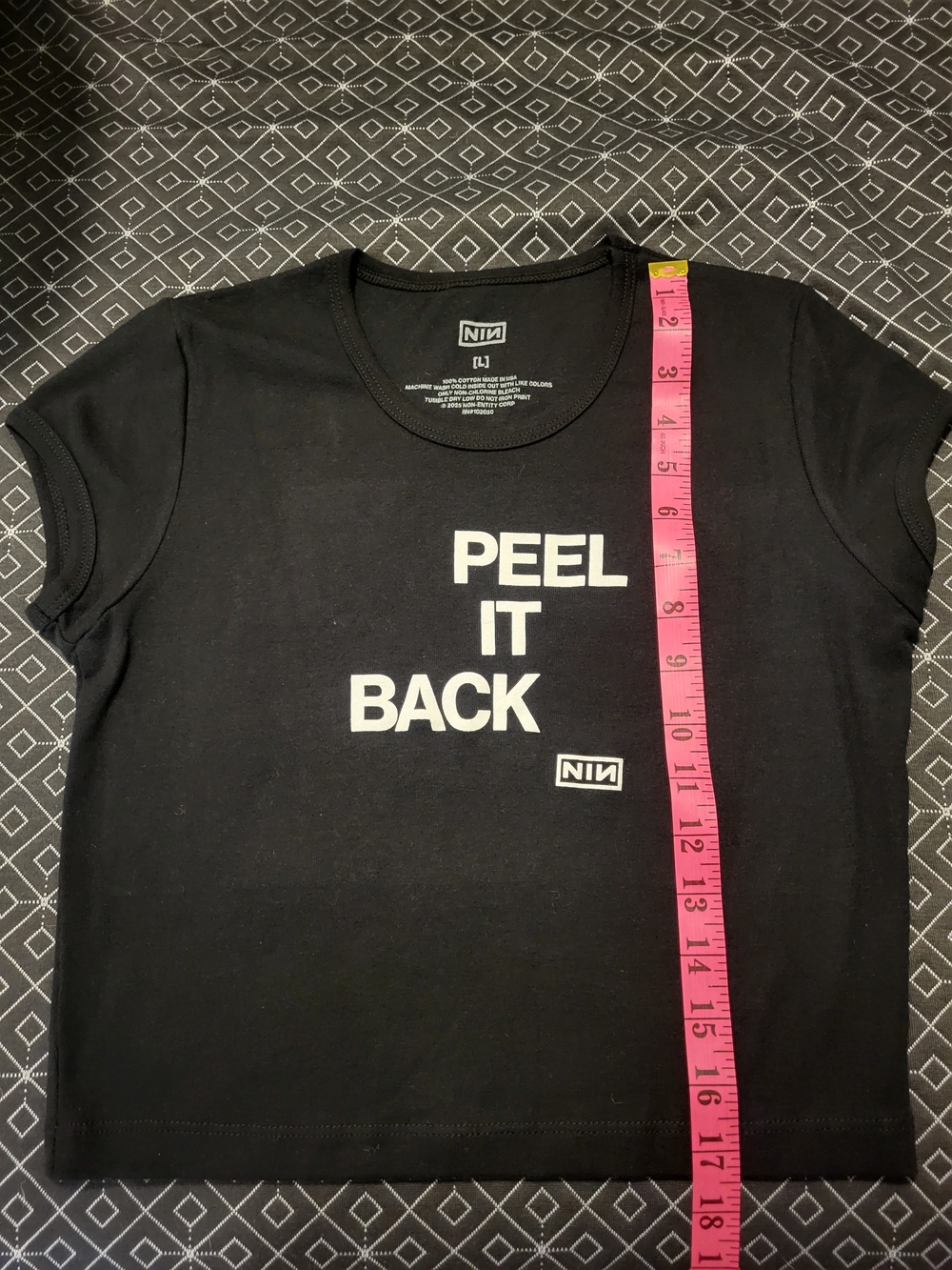 Nine Inch Nails Official Store 'Peel It Back' Babydoll Tee - Picture 4 of 4
